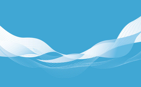 Business dot line geometric background illustrationのイラスト素材