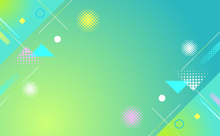 Business Pop Geometric Background Illustrationのイラスト素材