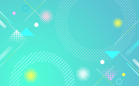 Business Pop Geometric Background Illustrationのイラスト素材