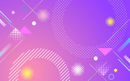 Business Pop Geometric Background Illustrationのイラスト素材