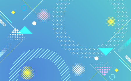 Business Pop Geometric Background Illustrationのイラスト素材
