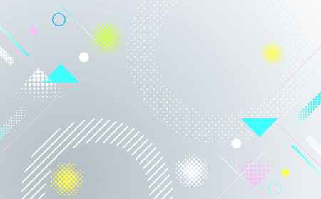 Business Pop Geometric Background Illustrationのイラスト素材
