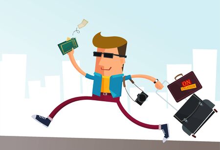 get ready to take a vacationのイラスト素材