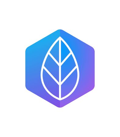 Creative leaf template for green and clean environment design.のイラスト素材