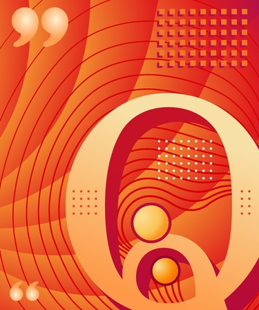 Gradient abstract composition with bright color. Modern graphic elements. Template for background, banner, poster, flyer or presentation. Vector graphic.のイラスト素材