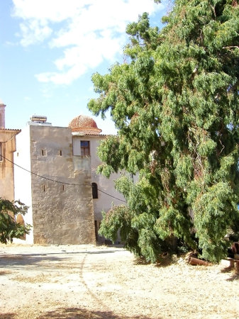 famous monastery in kolimbari on the island crete. greece       の写真素材