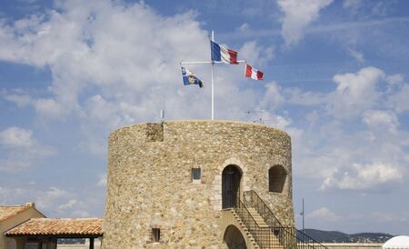 port of saint-tropez, french riviera の写真素材