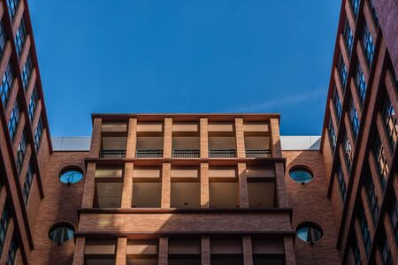 Amsterdam 29 September 2019 glass tower buildings in the financial center of the  city of Amsterdam in Holland the Netherlands called the Zuid-asのeditorial素材