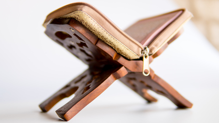 Holy Book in Islam: Al Quranの写真素材