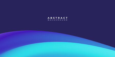 modern abstract background . neon blue liquid background , fluid wavy background vector illustration