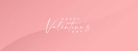 Happy Valentine's Day!, Valentine background. Valentines day vector banner template. Valentines day design with white space for text and hearts elements in pink and white background. Vector illustrationのイラスト素材