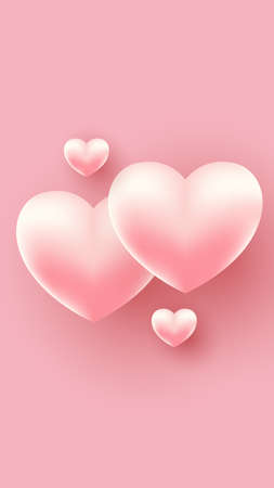 Happy Valentine's Day . Valentine Day Greeting Card . Vector illustrationsのイラスト素材