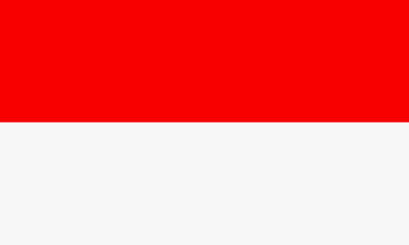 indonesia or indonesian flag . national flag of indonesia. vector illustrationのイラスト素材