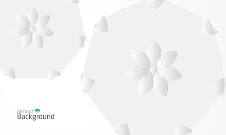 Abstract geometric white backgroundのイラスト素材