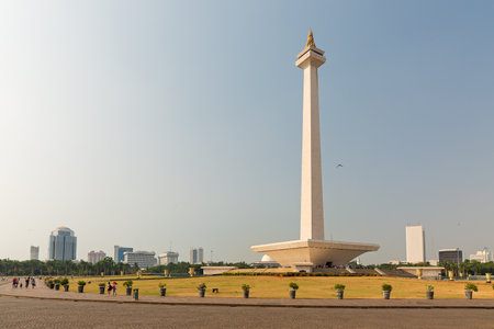 Putrajaya Monument in Putrajaya, Malaysiaの写真素材