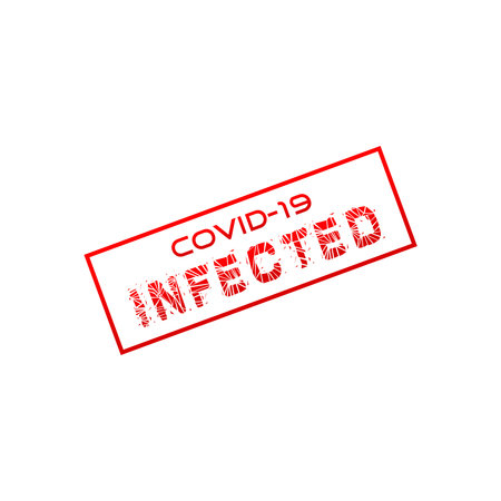 Clean vector design of Corona Virus Disease 2019 with clean background - EPS10 - Vector.のイラスト素材