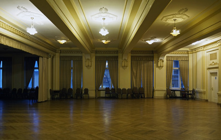 House Jewish community in Riga. Skolas 6. Small Hall.のeditorial素材