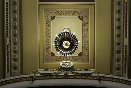 House Jewish community in Riga. Skolas 6. Great Hall.のeditorial素材