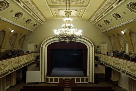 House Jewish community in Riga. Skolas 6. Great Hall.のeditorial素材