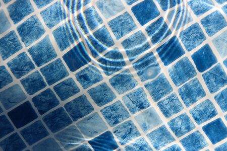 Water swirls in the pool, hotel, Cyprusの写真素材