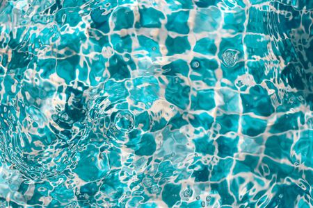 Water swirls in the pool, hotel, Cyprusの写真素材