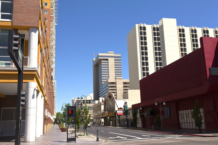 Reno Nevada street scene and architecture 