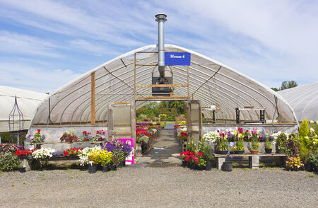 Outdoor nursery and canopies Willamette valley Oregon のeditorial素材