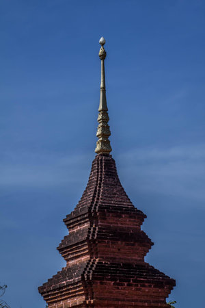 pagoda and  skyの写真素材