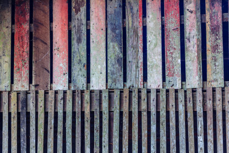 wood texture. background old panelsの写真素材