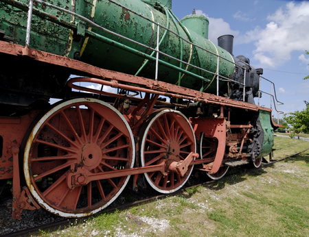 Part of locomotiveの写真素材