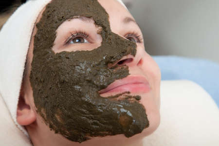 seaweed beauty maskの写真素材