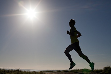 GALWAY, IRELAND - OCTOBER 6: Unidentified athlete compete during annual Galway Bay Half Marathon and 10K, on October 6, 2012 in Galway, Ireland.のeditorial素材