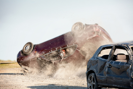 Car crashの写真素材