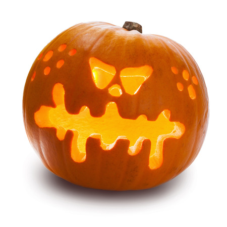 Halloween Pumpkin, Scary Jack Oの写真素材