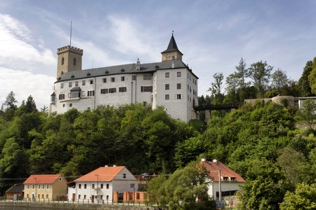 A castle in the south of the Czech Republic.のeditorial素材