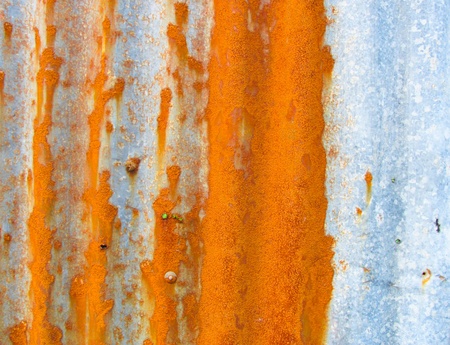 old zinc wallの写真素材