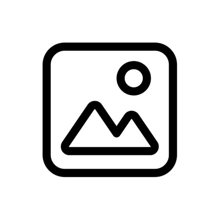 Simple Image icon. The icon can be used for websites, print templates, presentation templates, illustrations, etcのイラスト素材