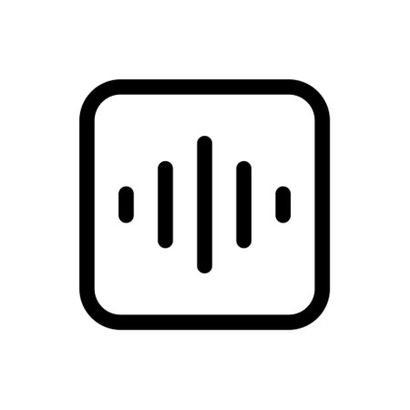 Simple Radio Waves icon. The icon can be used for websites, print templates, presentation templates, illustrations, etcのイラスト素材