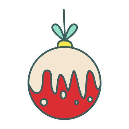 Ball Ornament Christmas Santa Decorationのイラスト素材