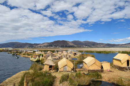 Uros Floating Island on Lake Titicaca