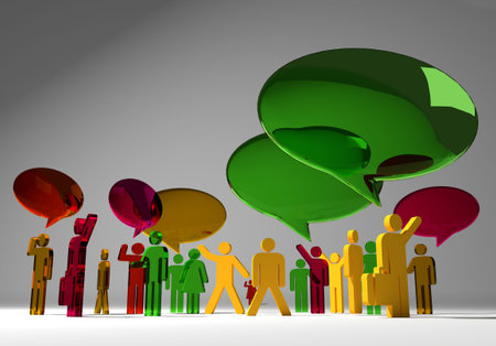 3d people - men, person in group. Leadership and team