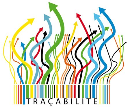 Barcode Data Technology Products Shopping Tag Conceptのイラスト素材