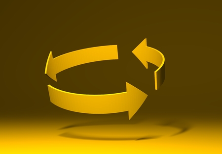 Profit Graph Arrow, 3d illustrationの写真素材