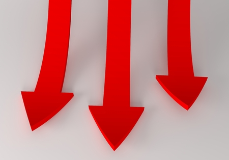 Profit Graph Arrow, 3d illustrationの写真素材