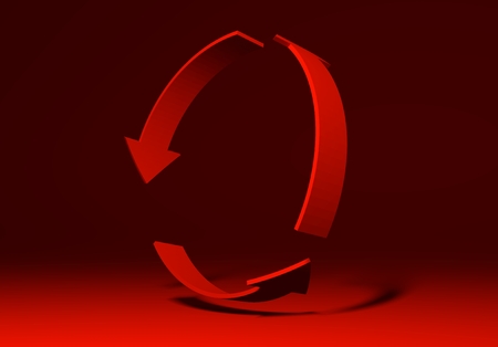 Profit Graph Arrow, 3d illustrationの写真素材
