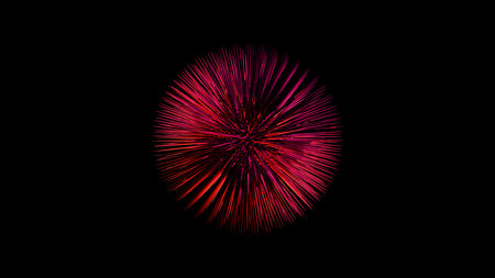 Abstract background with radial, radiating lines. Fractal art.