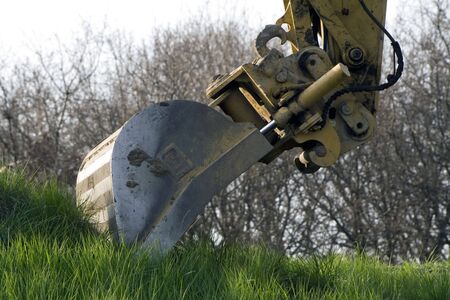 Part of a tractorの写真素材