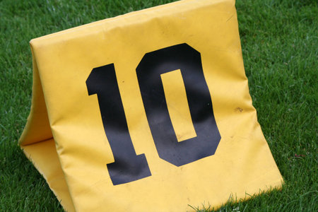 yard marker ten yards