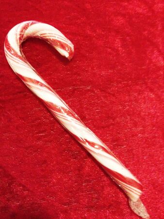 Red and White christmas candyの素材