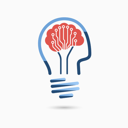 Light bulb idea icon. Light bulb sign, light bulb symbol. Business idea concept.のイラスト素材